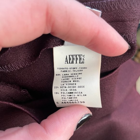 Jean Paul Gaultier JPG Sleeveless Mini Dress Maroon Wool Harness Front Sz 6 - Picture 4 of 11